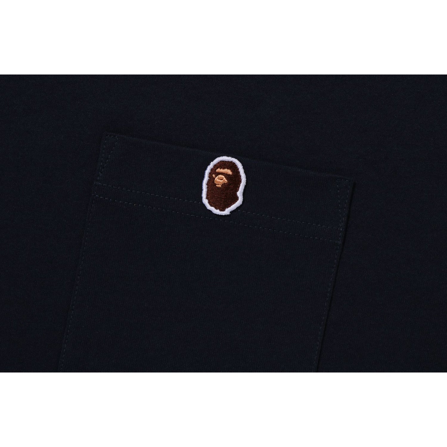 ONE POINT POCKET TEE BAPEC MENS