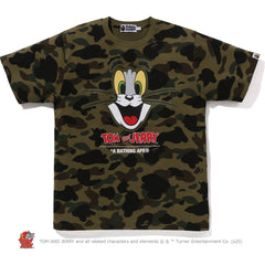 BAPE X TOM AND JERRY 85TH - 1ST CAMO TEE MENS