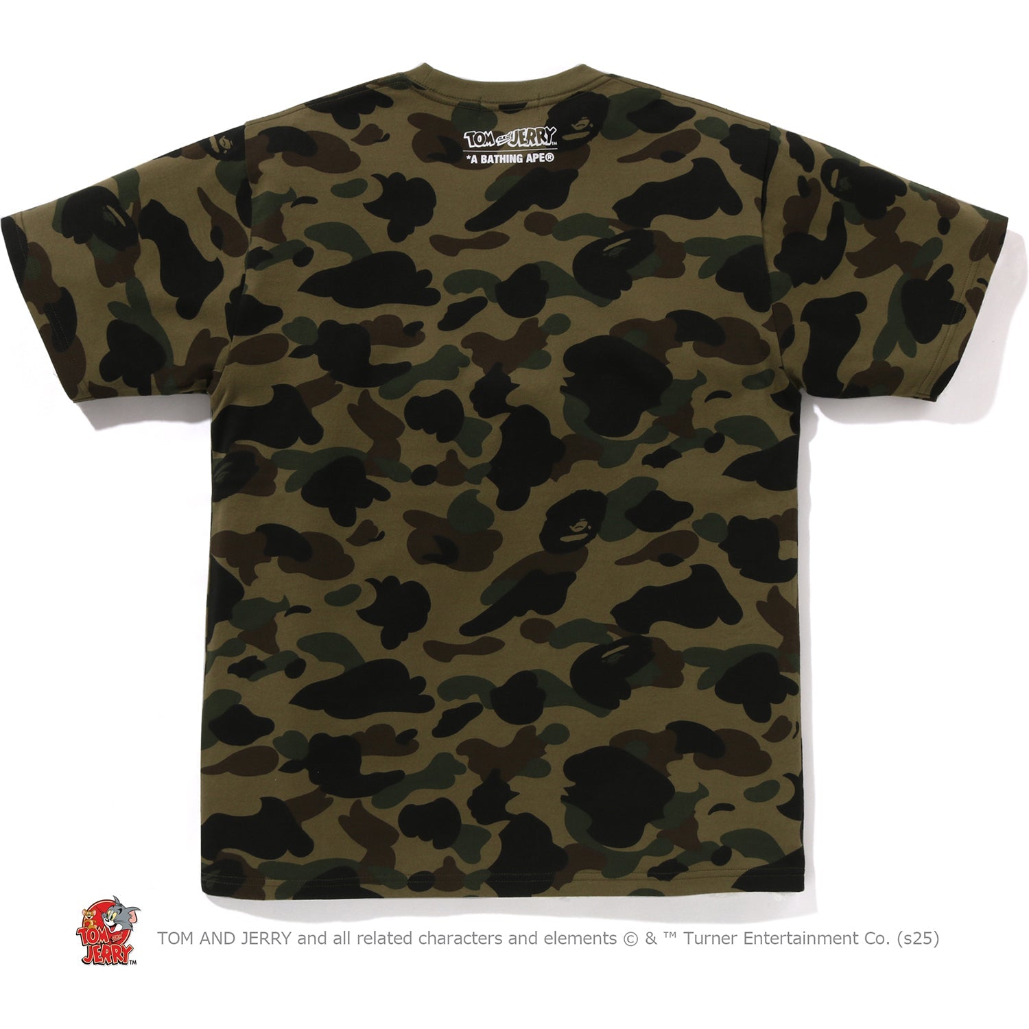 BAPE X TOM AND JERRY 85TH - 1ST CAMO TEE MENS