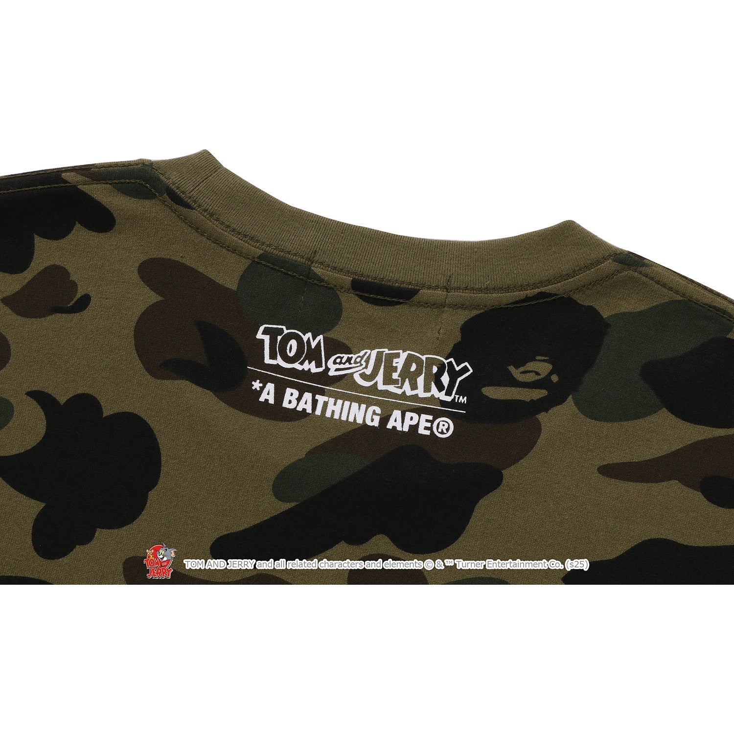 BAPE X TOM AND JERRY 85TH - 1ST CAMO TEE MENS