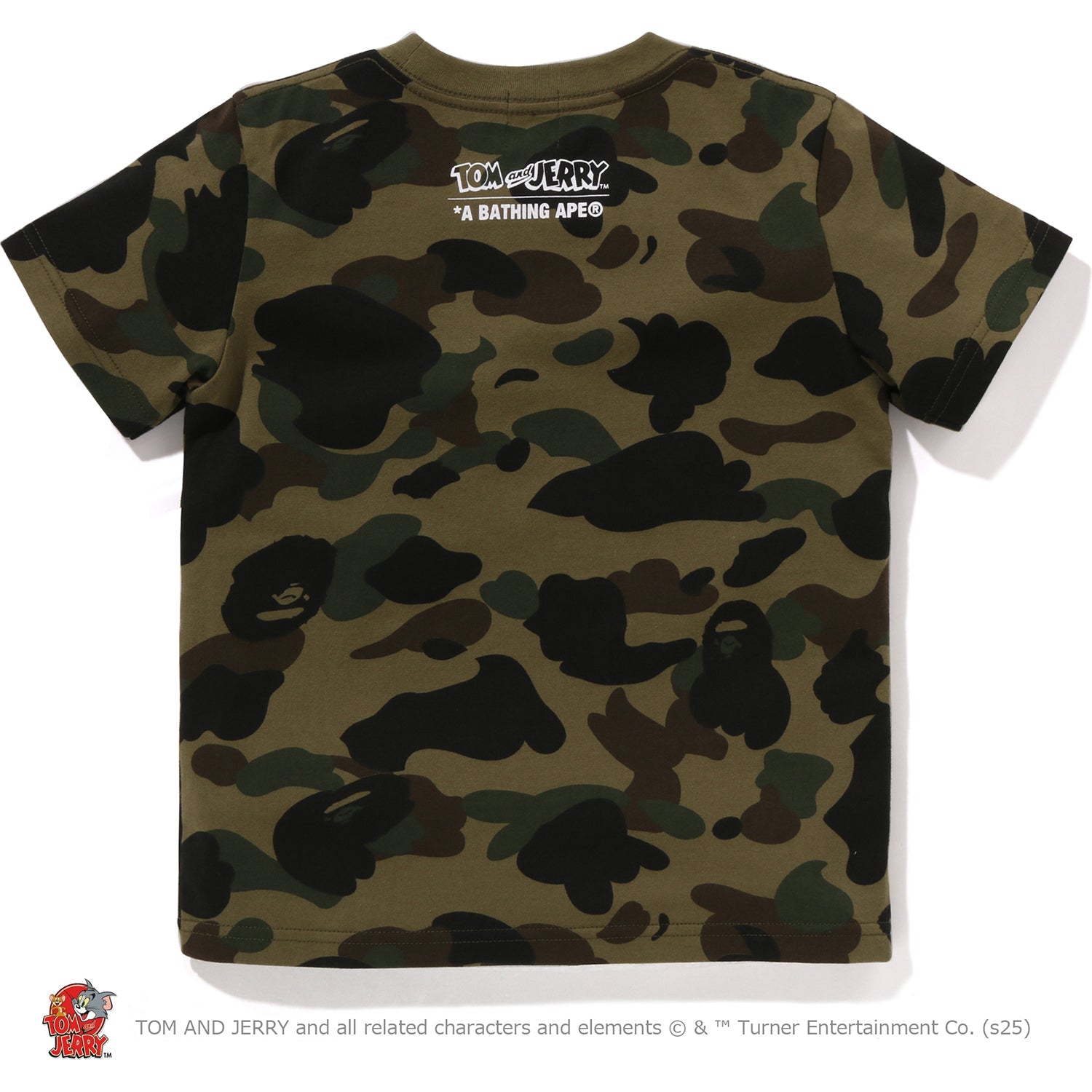 BAPE X TOM AND JERRY 85TH - 1ST CAMO TEE KIDS