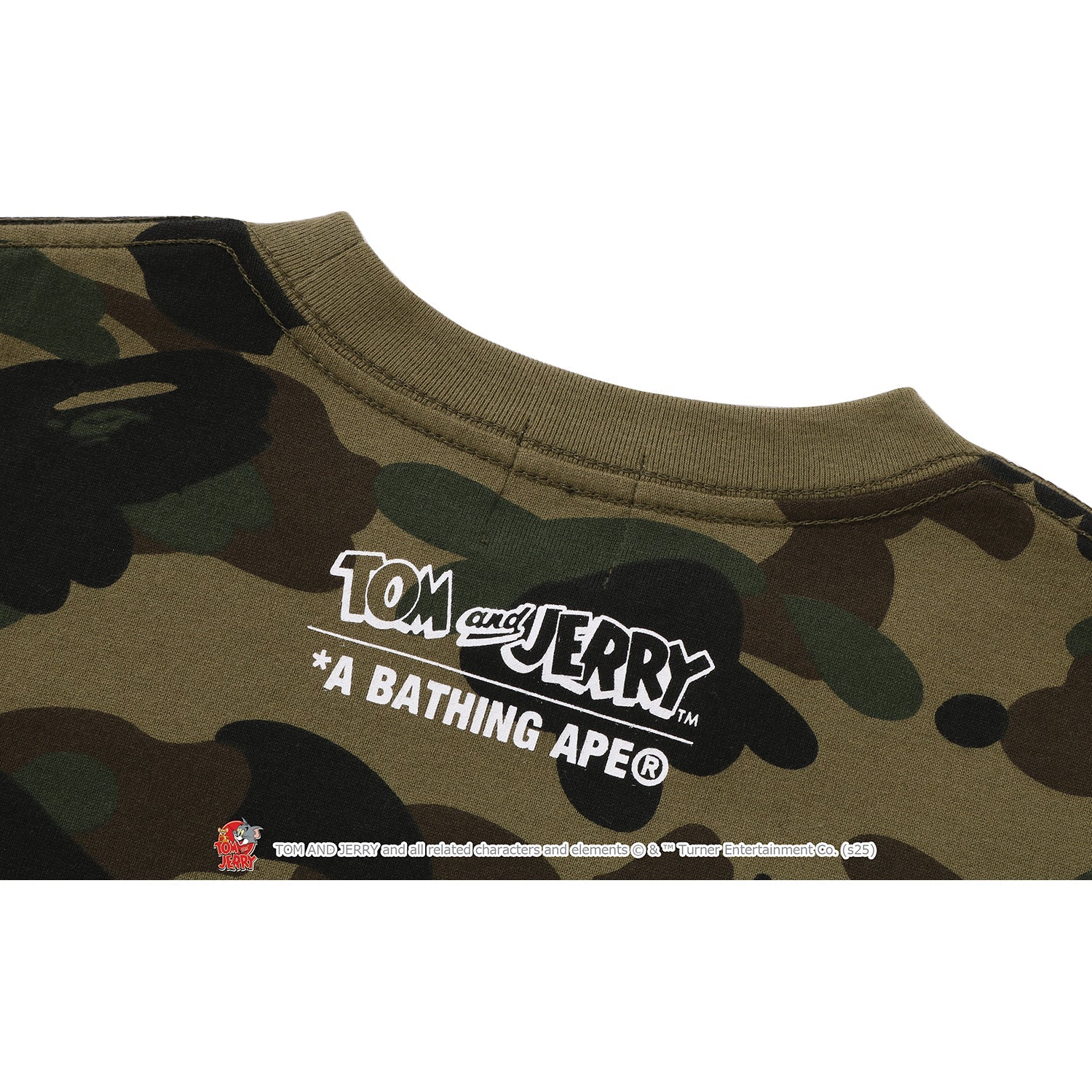 BAPE X TOM AND JERRY 85TH - 1ST CAMO TEE KIDS