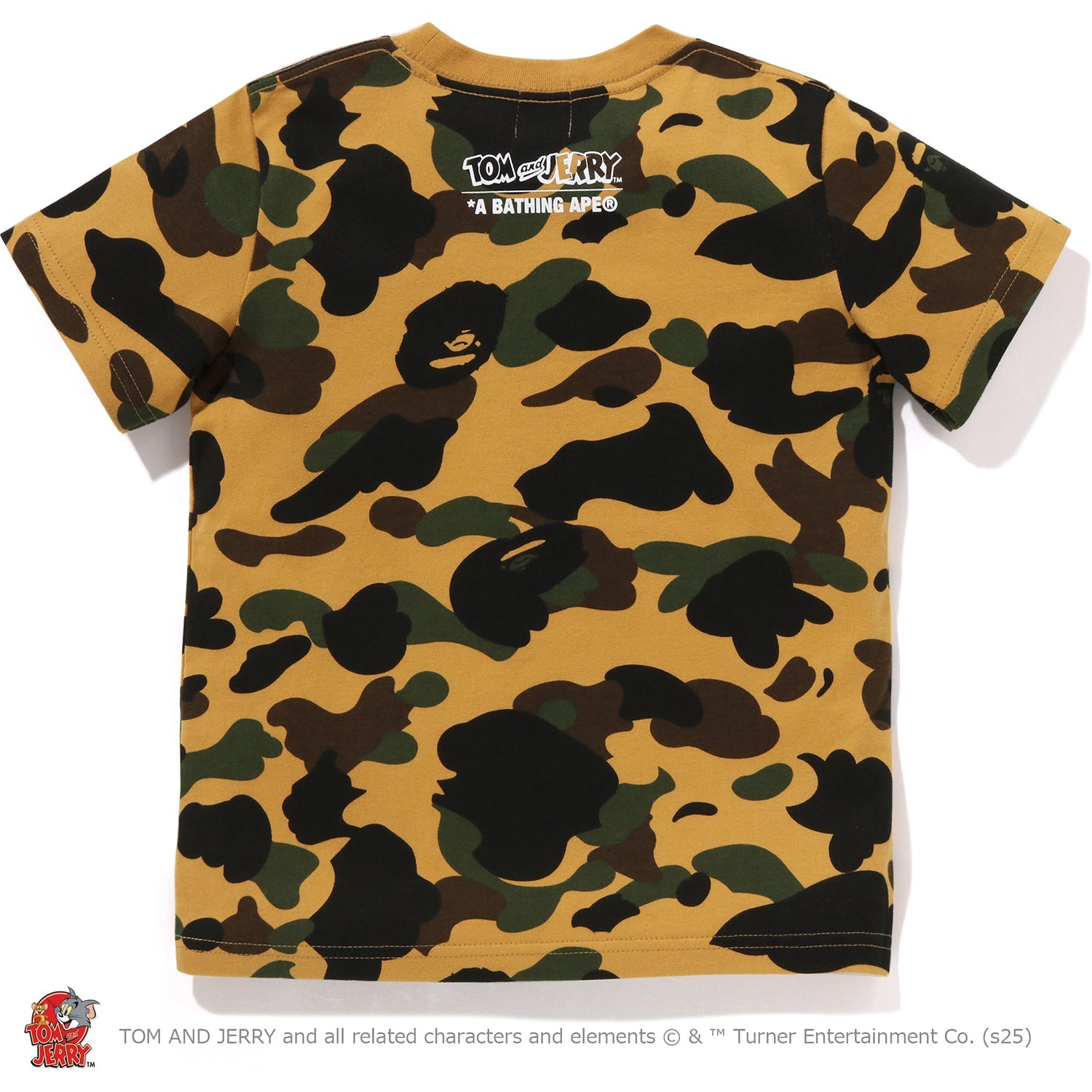 BAPE X TOM AND JERRY 85TH - 1ST CAMO TEE KIDS