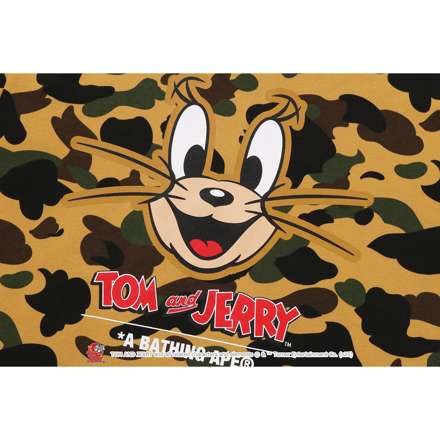 BAPE X TOM AND JERRY 85TH - 1ST CAMO TEE KIDS