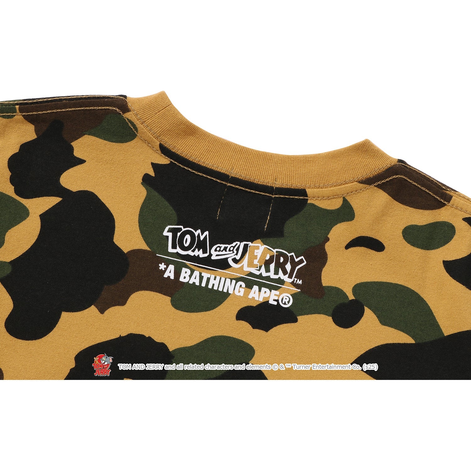 BAPE X TOM AND JERRY 85TH - 1ST CAMO TEE KIDS