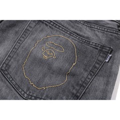 HIGH TONE BLEACH REGULAR FIT DENIM PANTS MENS