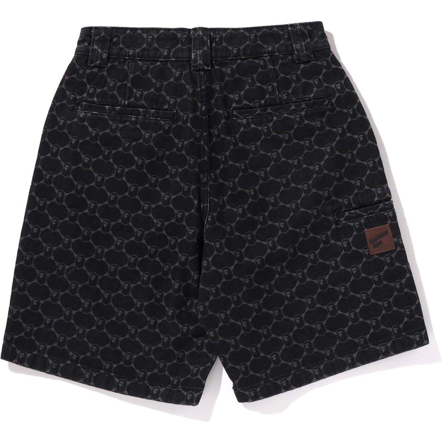COLLEGE MONOGRAM RELAXED FIT 13OZ DENIM SHORTS MENS