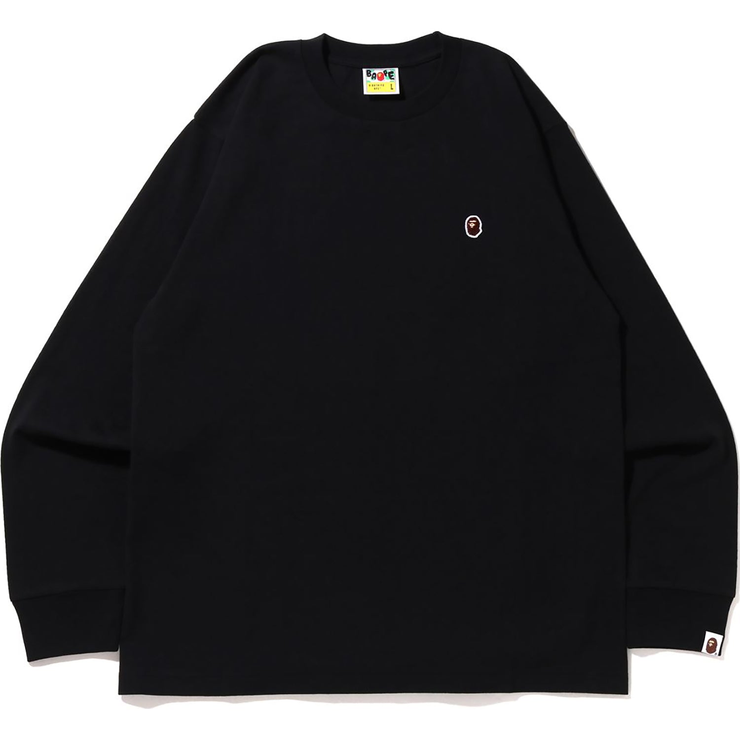 APE HEAD ONE POINT L/S TEE BAPEC MENS