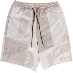 PATCHWORK BASKETBALL SHORTS MENS