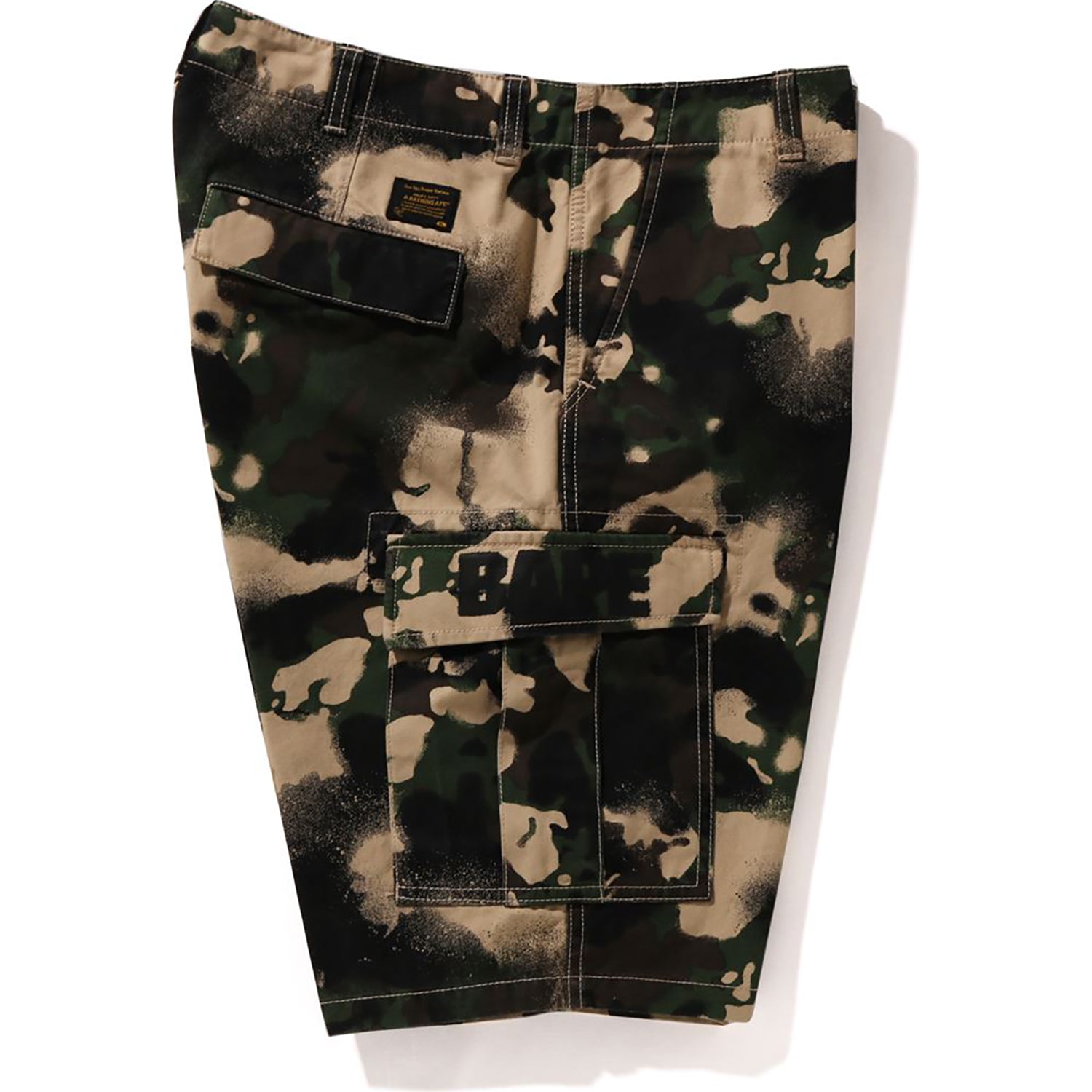 MAP CAMO REGULAR FIT CARGO SHORTS MENS