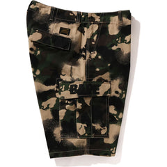 MAP CAMO REGULAR FIT CARGO SHORTS MENS