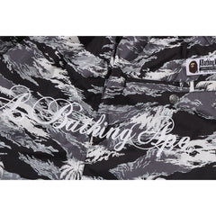 PALM TREE CAMO RELAXED FIT BEACH SHORTS MENS