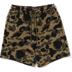 1ST CAMO JACQUARD ONE POINT RELAXED FIT SWEAT SHORTS MENS