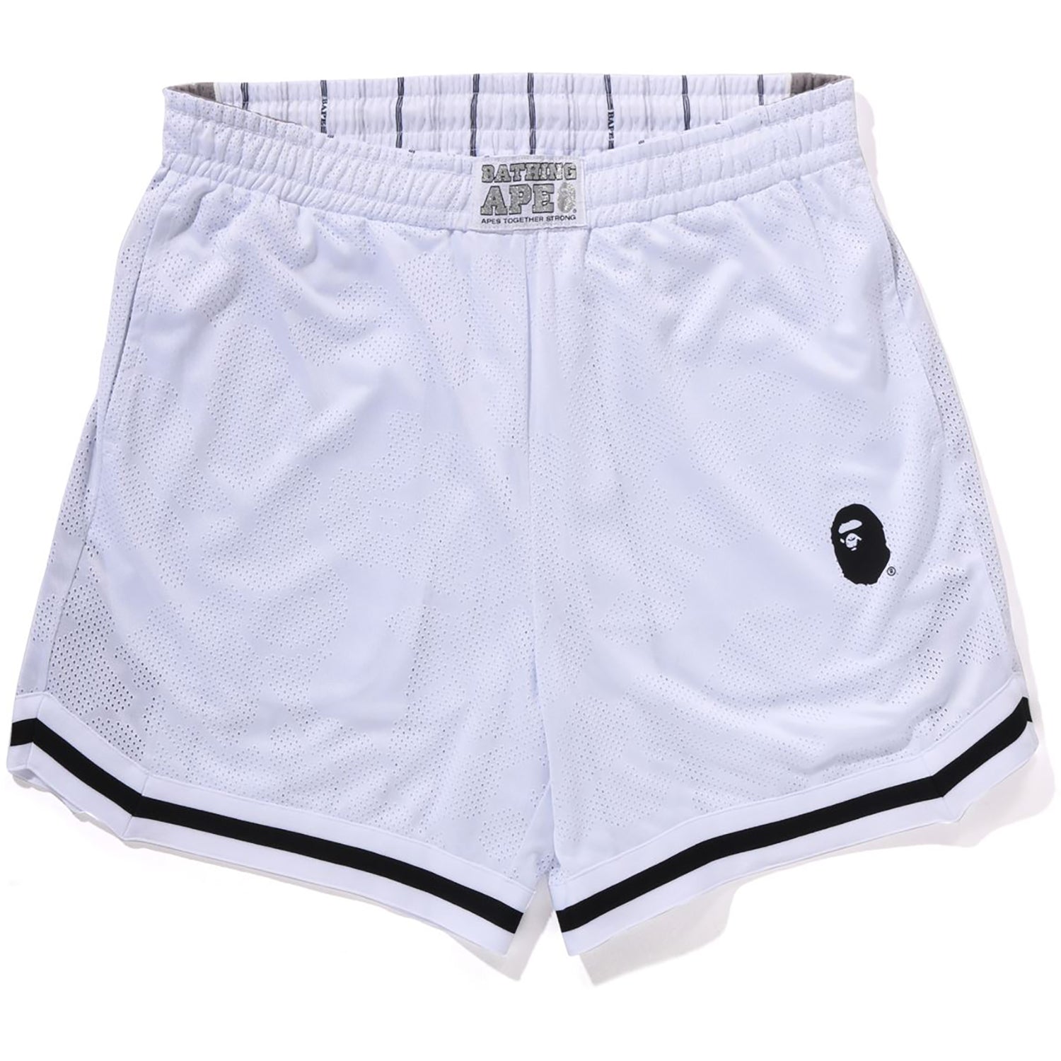MULTI LOGO REVERSIBLE RELAXED FIT SWEAT SHORTS MENS