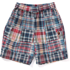 MULTI CHECK ONE POINT SHORTS KIDS