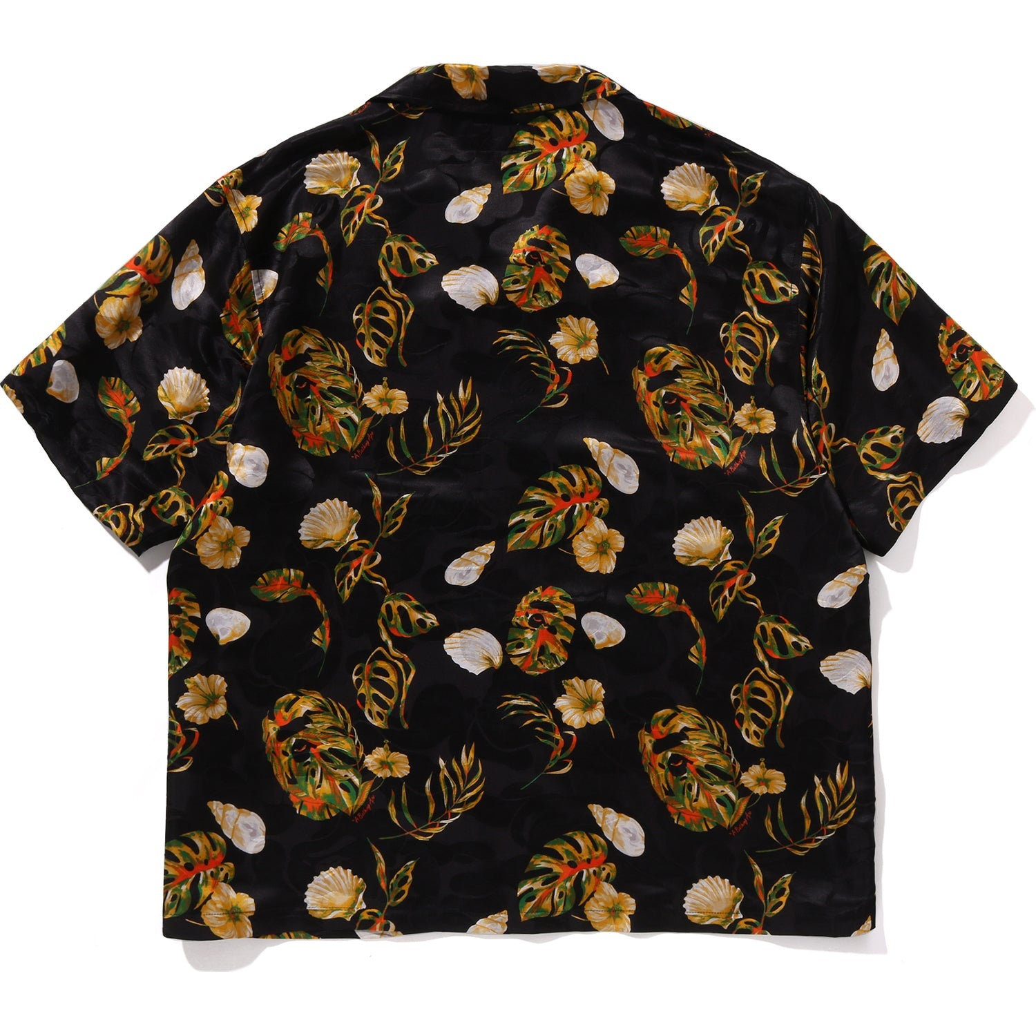 VACATION PATTERN OPEN COLLAR SS SHIRT MENS