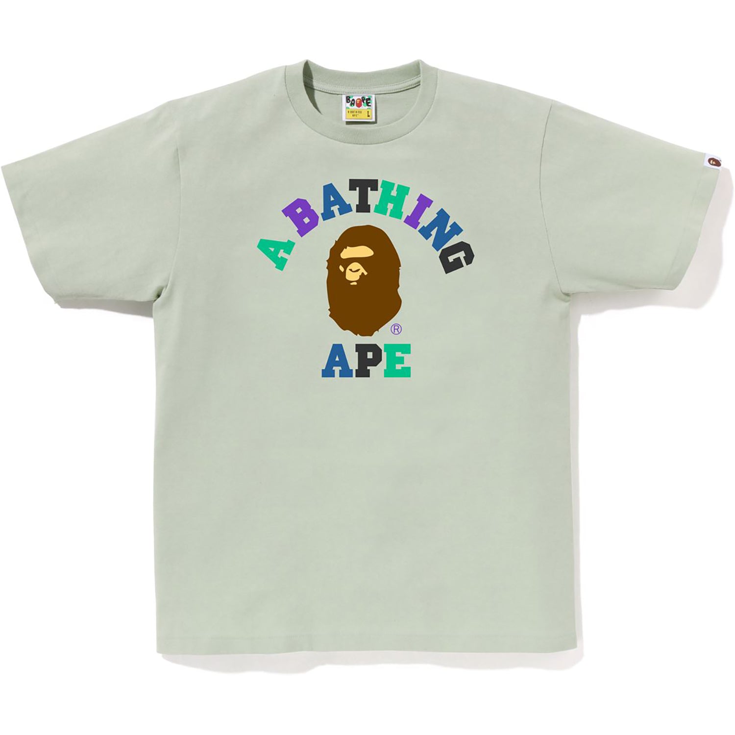 BAPE MENS COLORS COLLEGE TEE