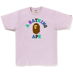 BAPE MENS COLORS COLLEGE TEE