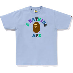 BAPE MENS COLORS COLLEGE TEE