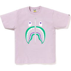 BAPE MENS COLORS SHARK HEAD T-SHIRT