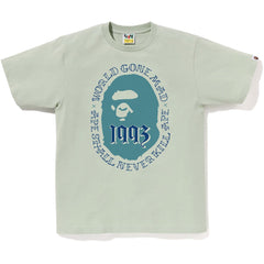 BAPE MENS COTTON APE HEAD 1993 T-SHIRT