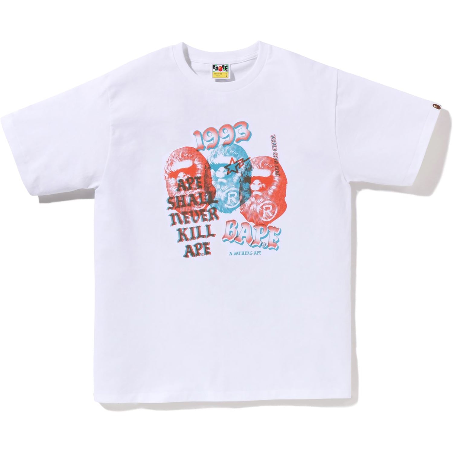 PIGMENT THREE APE HEAD TEE MENS