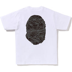 LAYERED LINE CAMO BIG APE HEAD TEE MENS