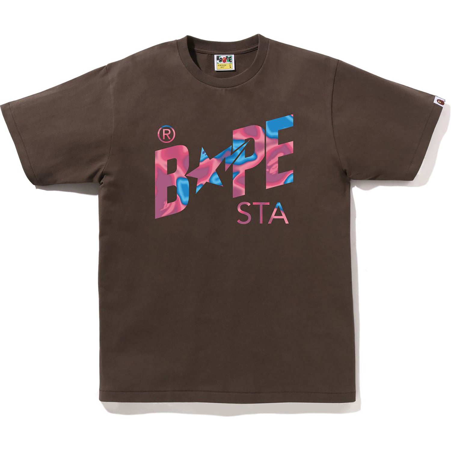 LIQUID CAMO BAPE STA LOGO TEE MENS