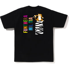 BAPE MENS COLORS TIGER HEAD T-SHIRT
