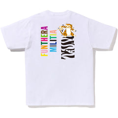 BAPE MENS COLORS TIGER HEAD T-SHIRT