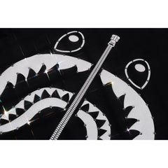 CRYSTAL STONE SHARK TEE LADIES