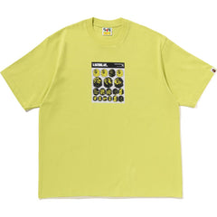 BAPE STICKER GRAPHIC RELAXED FIT TEE MENS