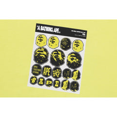 BAPE STICKER GRAPHIC RELAXED FIT TEE MENS