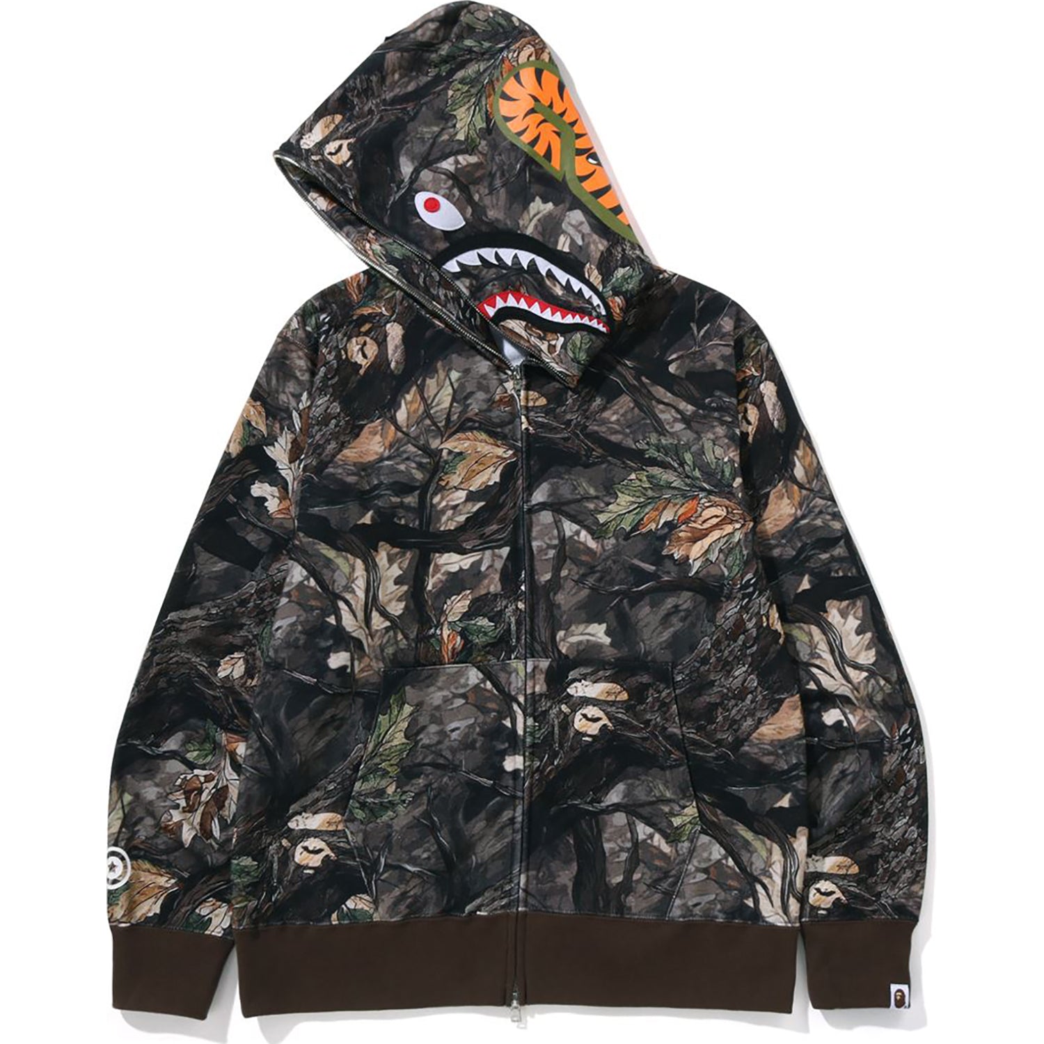 TREE EDGE CAMO SHARK FULL ZIP HOODIE MENS