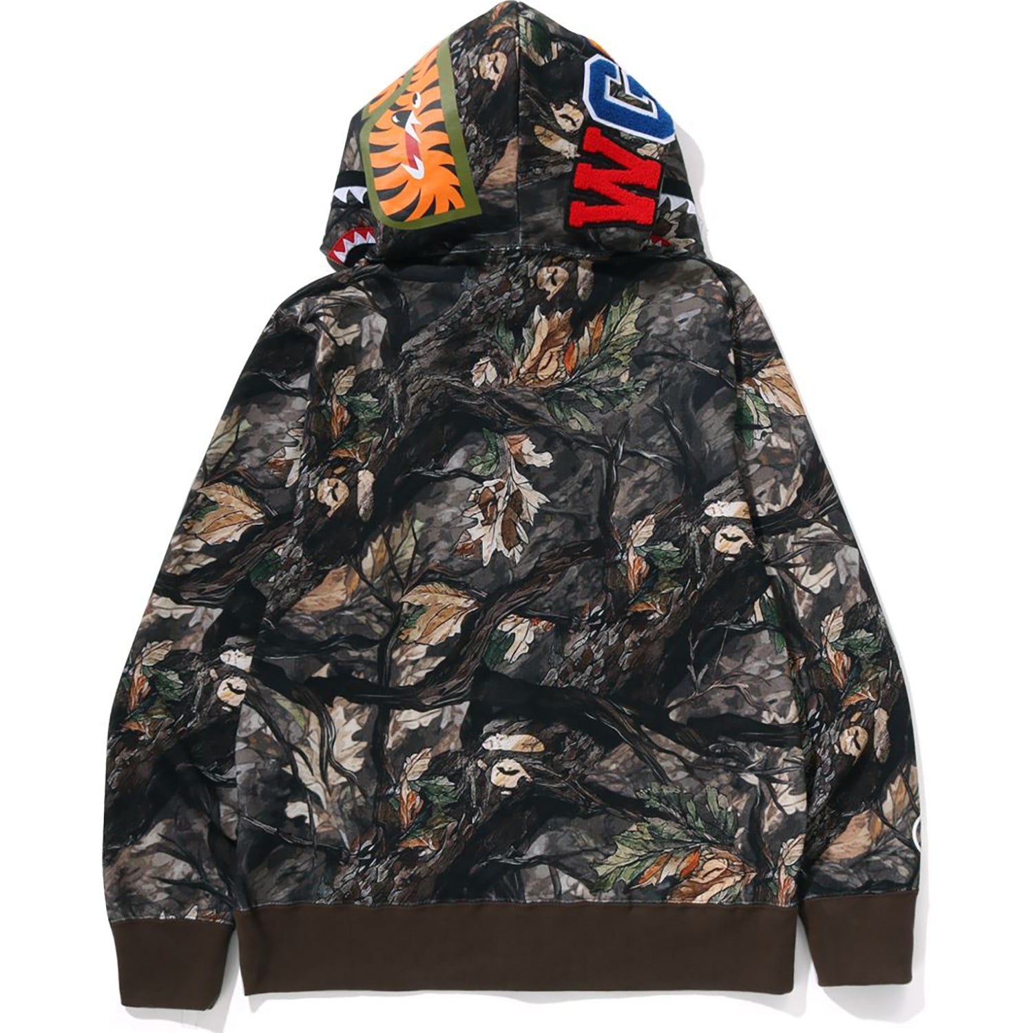 TREE EDGE CAMO SHARK FULL ZIP HOODIE MENS