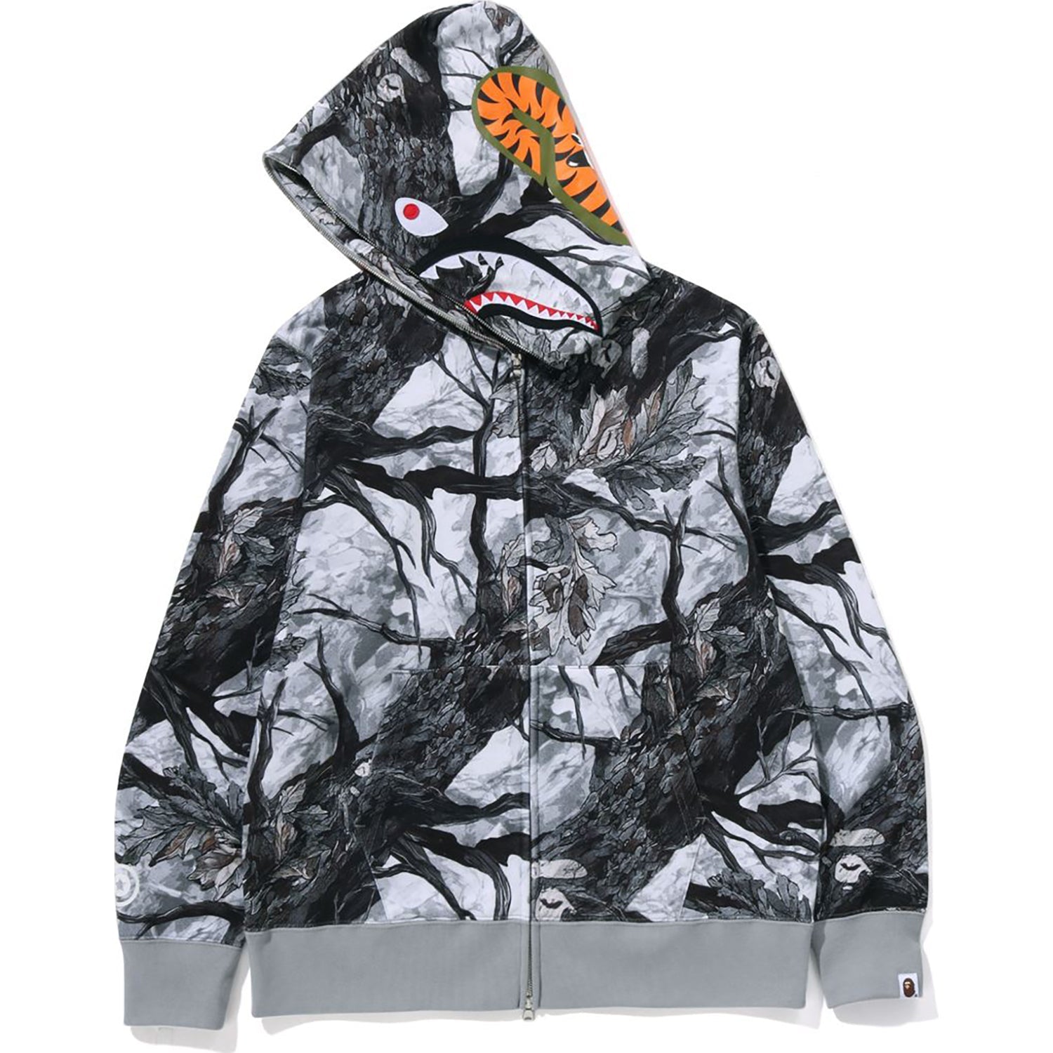 TREE EDGE CAMO SHARK FULL ZIP HOODIE MENS