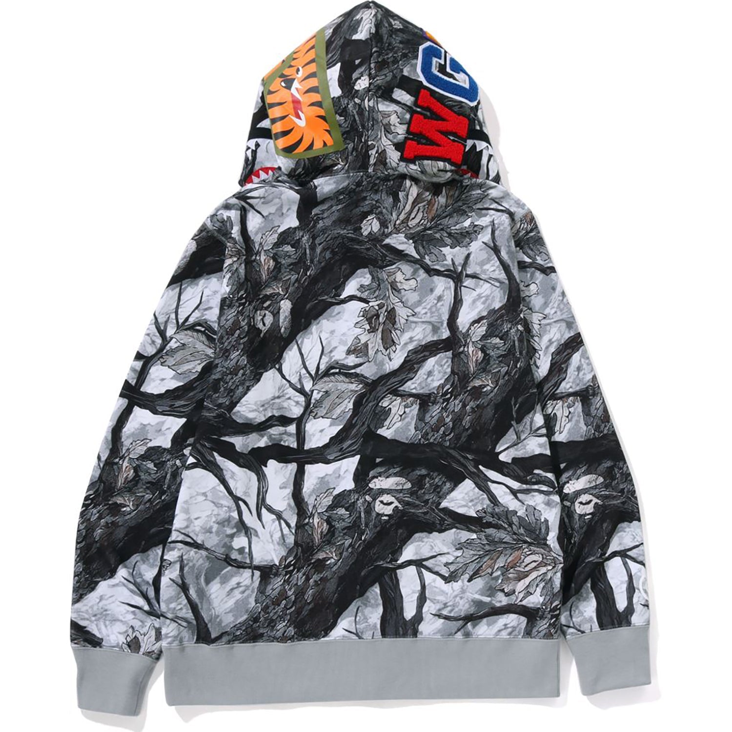 TREE EDGE CAMO SHARK FULL ZIP HOODIE MENS