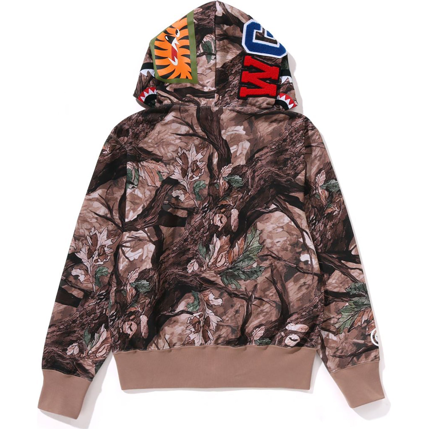 TREE EDGE CAMO SHARK FULL ZIP HOODIE LADIES