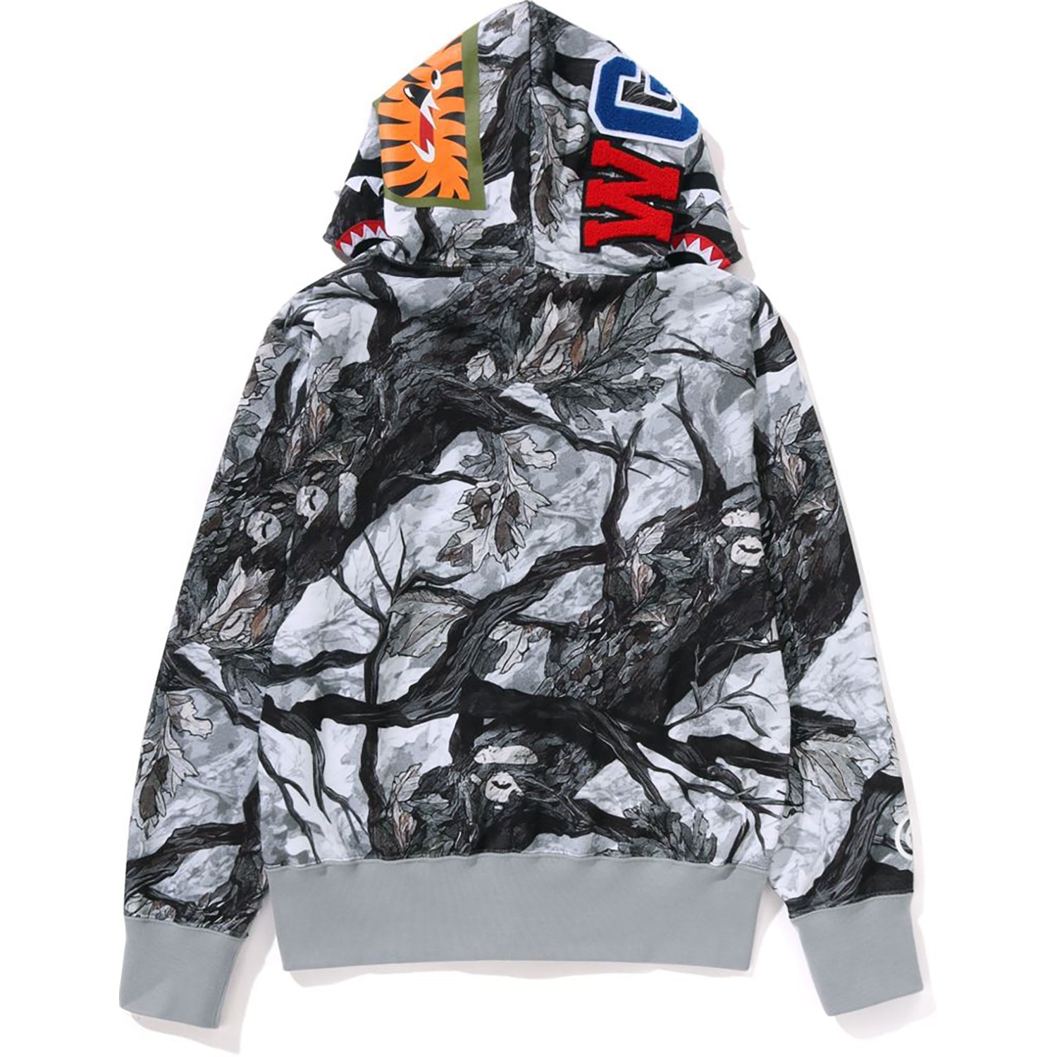 TREE EDGE CAMO SHARK FULL ZIP HOODIE LADIES