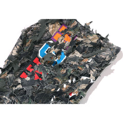 TREE EDGE CAMO LASER CUT CROPPED SHARK FULL ZIP HOODIE LADIES