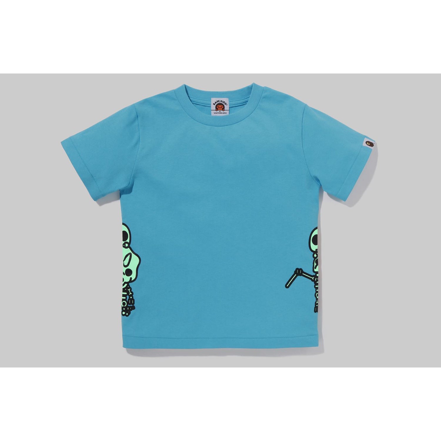 GLOW IN THE DARK BONE DINOSAUR TEE KIDS