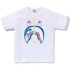 BAPE MENS ABC CAMO MILO SHARK T-SHIRT