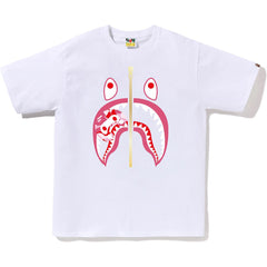 BAPE MENS ABC CAMO MILO SHARK T-SHIRT