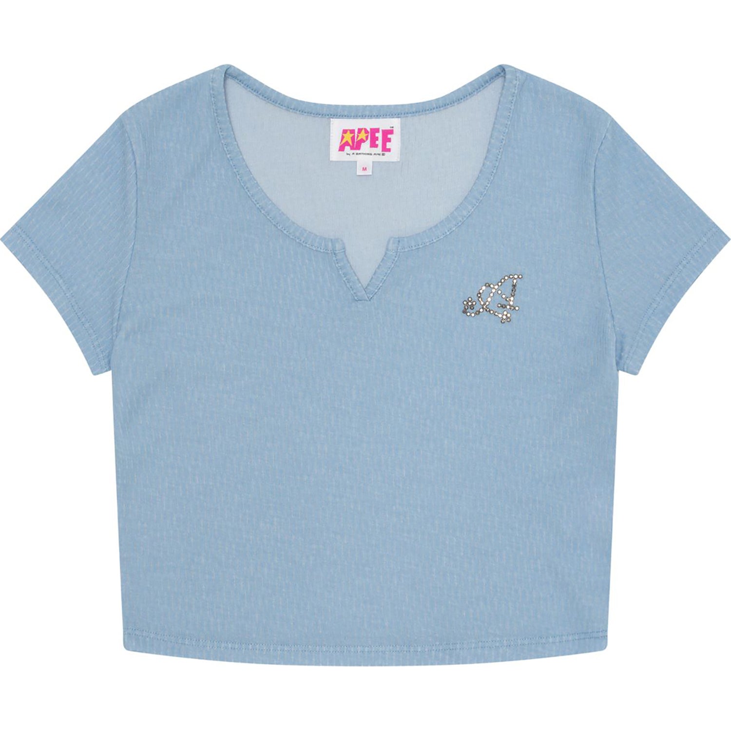 APEE V NECK CROP TOP LADIES